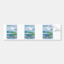 Vintage Mexico Patzcuaro Bumper Stickers