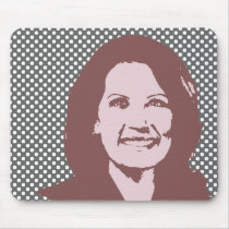 VINTAGE MICHELE BACHMANN 2012 (red) mousepads