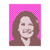VINTAGE MICHELE BACHMANN 2012 (red) postcards