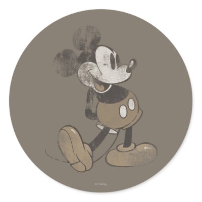 Vintage Mickey Mouse 1 stickers