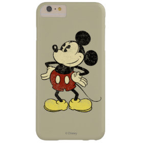 Vintage Mickey Mouse 2 Barely There iPhone 6 Plus Case