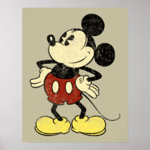 Vintage Mickey Mouse 2 Poster
