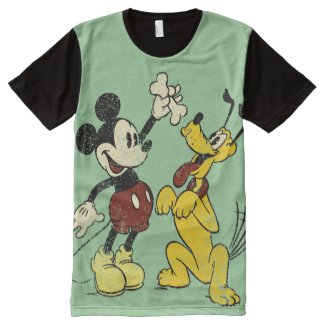 Vintage Mickey Mouse and Pluto