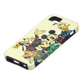 Vintage Mickey Mouse & Friends iPhone 5 Cover