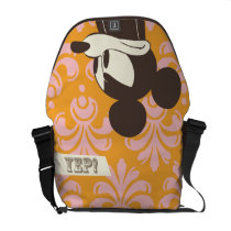 Vintage Mickey - Yep! Messenger Bags at Zazzle