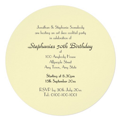 Vintage Microphone Vinyl Record Party Invitations