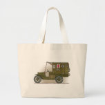 Vintage Military Ambulance Tote Bag