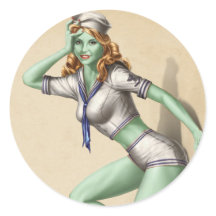 Cartoon Zombie Pinups