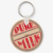 Vintage Milk Bottle Cap Keychain by Vintage_Gifts Vintage Milk Bottle Cap Keychain
