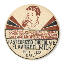 Vintage Milk Bottle Cap Fridge Magnet