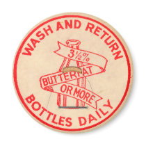 Vintage Milk Bottle Cap Magnets