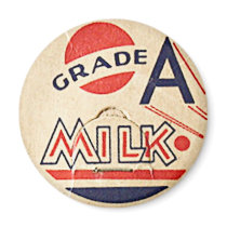 Vintage Milk Cap Magnet by MouseCottage Vintage Milk Cap Magnet