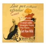 Vintage Milk Poster