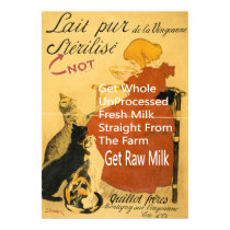 Vintage Milk Poster posters