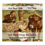 Vintage Milk Poster