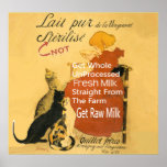 Vintage Milk Poster posters