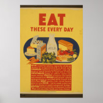 Vintage Milk Poster