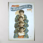 Vintage Milk Poster posters