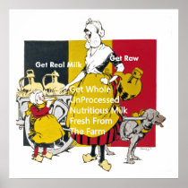 Vintage Milk Poster