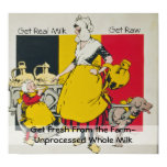 Vintage Milk Poster