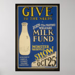 Vintage Milk Poster posters