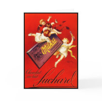 Vintage Milka Chocolate Ad Greeting Cards