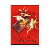 Vintage Milka Chocolate Ad Post Cards
