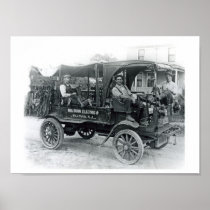 Vintage Millburn Electric Company Truck Posters
