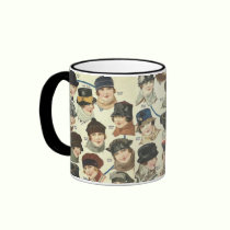Vintage Millinery Fashion Hats Mug mugs