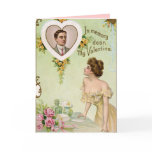 Vintage Missing You Valentine Card