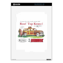 Vintage Mitt Romney Dog Retro Ad Decals For The iPad 2
