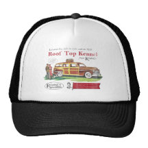 Vintage Mitt Romney Dog Retro Ad Trucker Hats