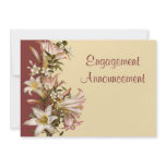 Vintage Modern Engagement Announcement