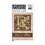 Vintage Monogram R Postage Stamp