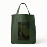 Vintage Monte Carlo Monaco Travel Canvas Bag