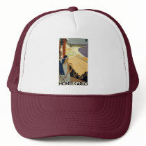 Vintage Monte Carlo Monaco Travel Mesh Hats