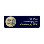Vintage Moon Return Address Labels