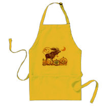 Vintage Moose Gifts Aprons