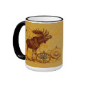 Vintage Moose Gifts mugs by samack Vintage Moose Gifts mugs