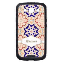 Vintage Moroccan Tile Abstract Pattern Modern Art Samsung Galaxy SIII Case