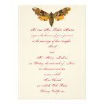 Vintage Moth Invitation-Russet invitations