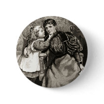 Vintage Mother and Daughter Button
