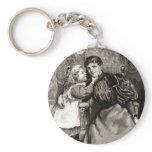 Vintage Mother and Daughter Keychains