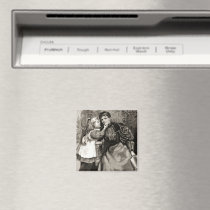 Vintage Mother and Daughter Fridge Magnets