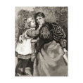 Vintage Mother and Daughter postcard