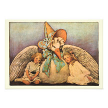 Vintage Mother Goose Children Jessie Willcox Smith Personalized Invite