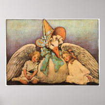 Vintage Mother Goose Children Jessie Willcox Smith Posters