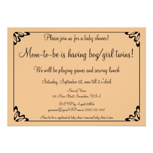 Vintage Mother Goose Children Twins Baby Shower