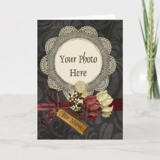 Vintage Mother´s Day Template card