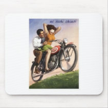 Vintage Motorcycle Mouse Pads